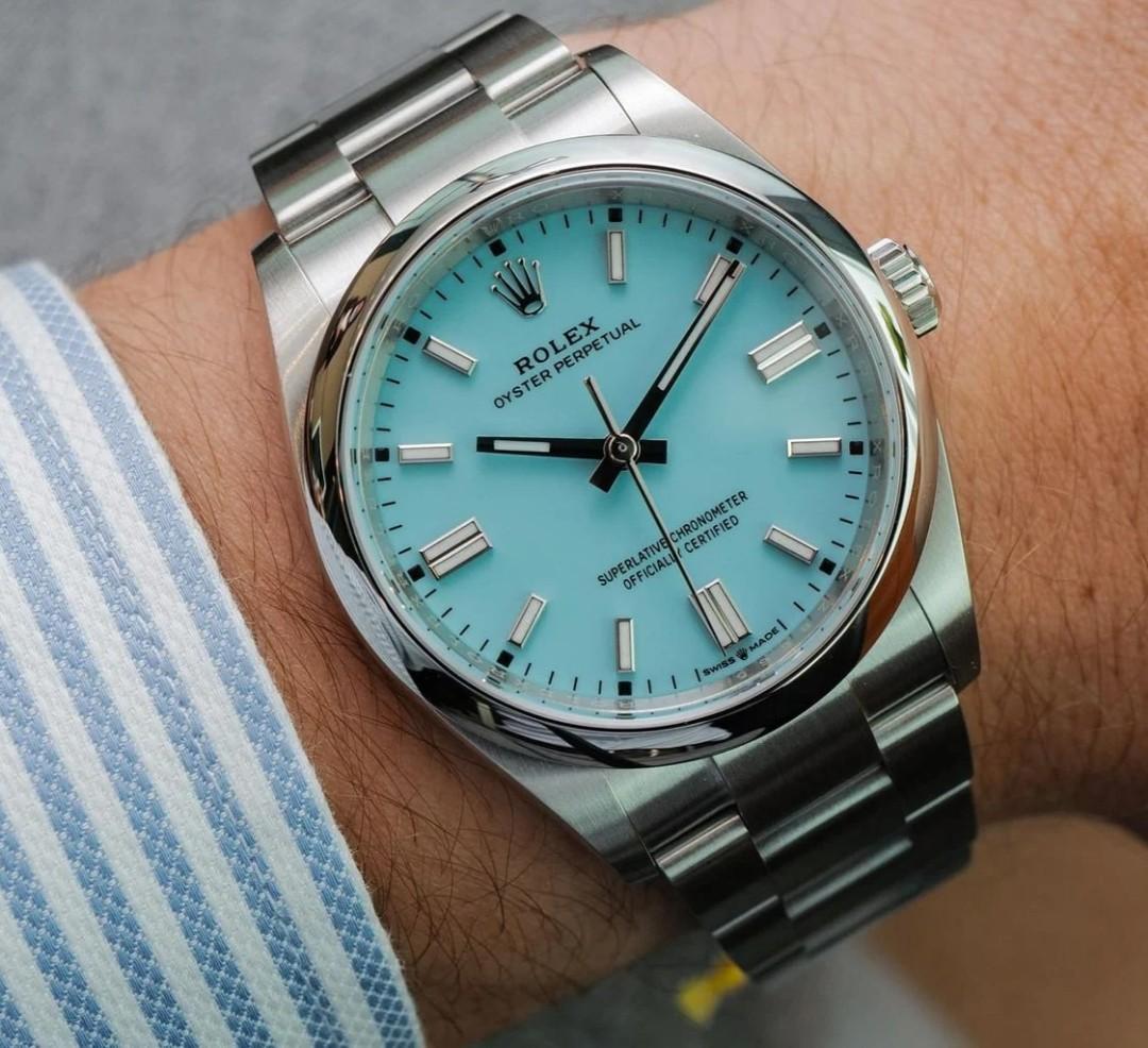 January 2022 Rolex Oyster Perpetual 36 Tiffany OP36 126000 36mm ...