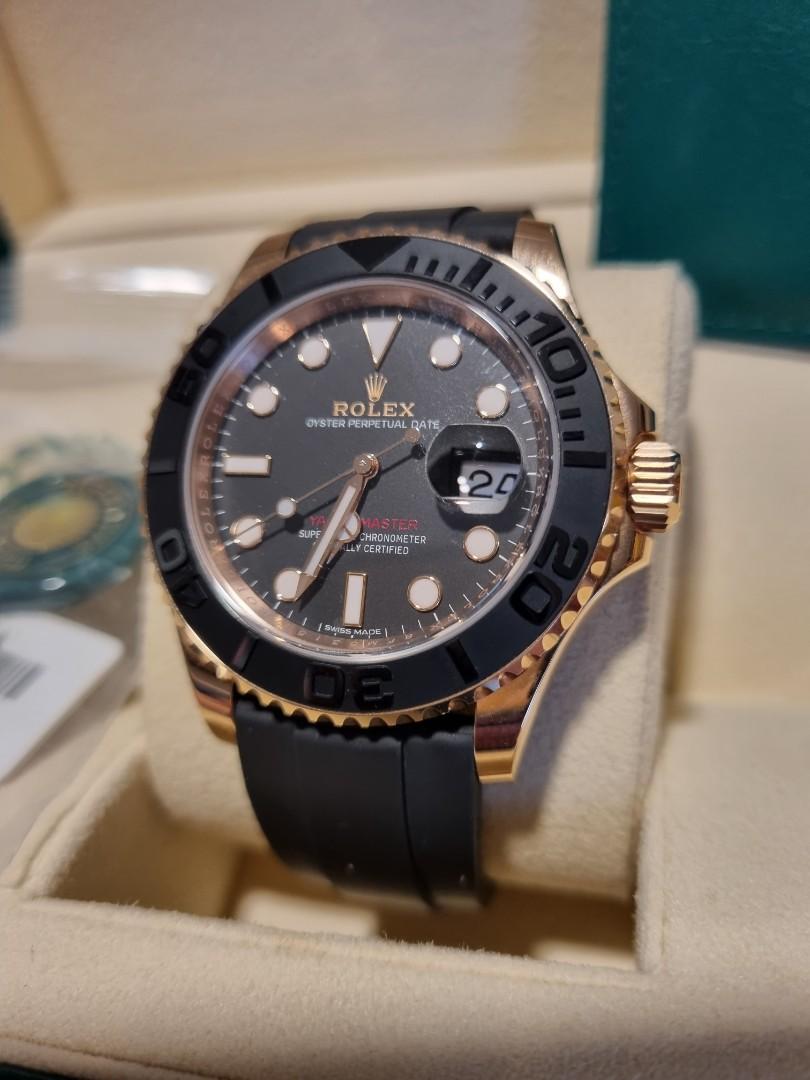 yacht master 36mm rose gold