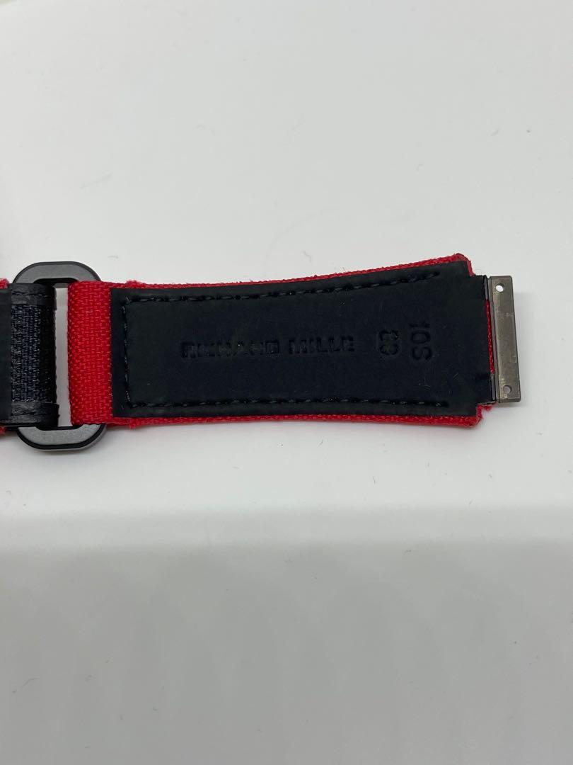 Richard Mille RM10 Red Velcro Strap Size S - Time Market